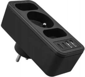 LTC Network splitter: 1 round socket