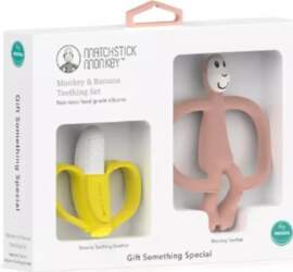 Matchstick Monkey Banana Monkey Teether Set