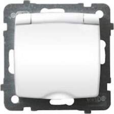 Ospel Karo splash-proof socket with grounding
