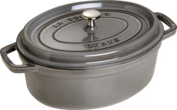 Oval cast iron pot 3.2l