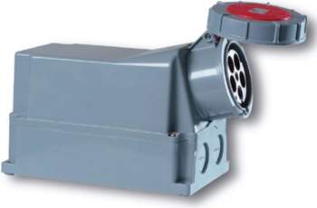PCE Fixed socket 125A 5P 400V