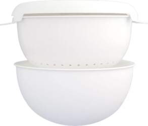 Practic Bowl with colander and lid
