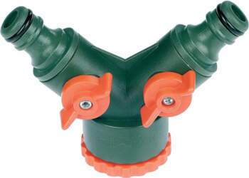 Ramp Tee with two valves with