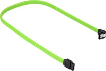 Sharkoon SATA III Angled Cable green