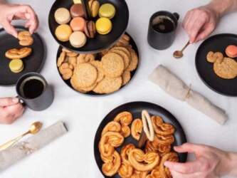 Snack tray Maku with handle 24