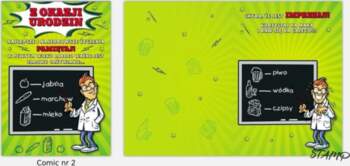 Stamp Comic B6 Pass + envelope