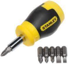 Stanley bit screwdriver set  6 bits