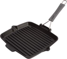 Staub Square Grill Pan 24cm cast