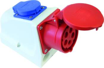 Steels socket KOMBI 32A 5P 400V