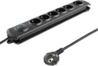 Surge protector QOLTEC  6 power socket