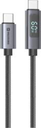 Swissten LCD Cable USB-C - USB-C
