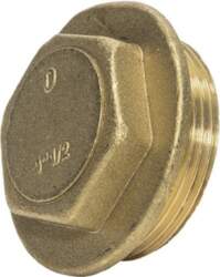 TDM BRASS END CAP WITH EXTERNAL