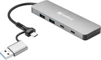 USB-C/A to 2xUSB-A+2xUSB-C Hub 136-64