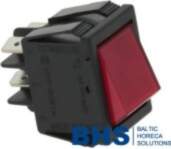 LF BIPOLAR SWITCH RED 16A 250V