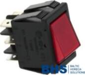 LF CHANGEOVER SWITCH 2 POLE RED