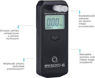 Alkometrs Bacscan F-45