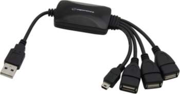 HUB USB Esperanza 1x microUSB +