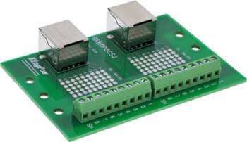 Inline Inline® Terminalblock, 2x Rj45 Buchse