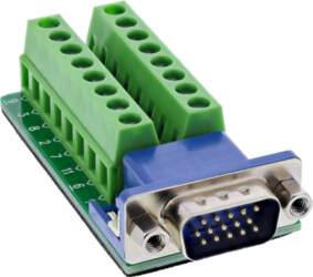 InLine InLine® Terminalblock, VGA (HD15), Stecker