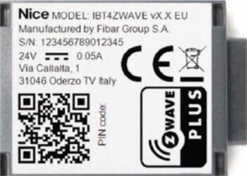 Interfeiss Nice Ibt4zwave