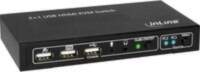 Kabelis InLine  InLine KVM Switch  2-Fach