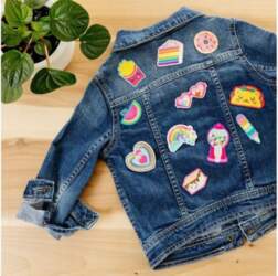 Krāsaini Baloni Uzlīmējamas Ielāpi Patch Em