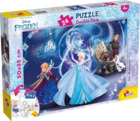 Lisciani Puzzle Divpusējs Plus 24 Frozen