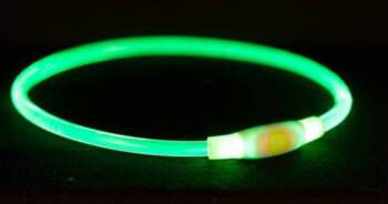 Safety collar Flash Light ring USB