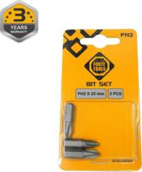 SCREWDRIVER BIT PH2X25MM 3PCS