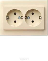 SOCKET SCHUKO DOUBLE EPSILON SAND
