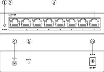 Switch Hikvision DS-3E1508-EIV2