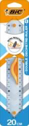 Bic Lineāls Bic Double Ruler 20cm