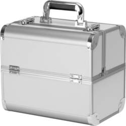 Cosmetic case silver 40