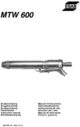 Dīze adapters ESAB MTW600