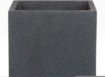 FLOWER POT 240/30 STONY BLACK D30