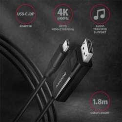 Kabelis Axagon  Axagon Active Usb-c -