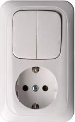 SOCKET AND SWITCH CLUSTER PKLJ-0021