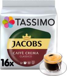 Tassimo Kapsulas Jacobs Caffe Crema Classico
