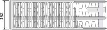 Tērauda paneļu radiators Purmo Ventil Compact