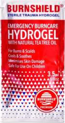 Tzmo Burn wound treatment Burnshield hydrogel