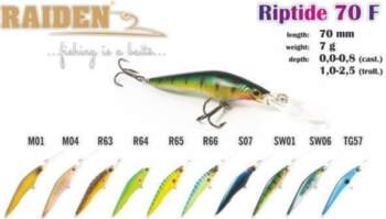 Vobleris RAIDEN «Riptide» 70 F