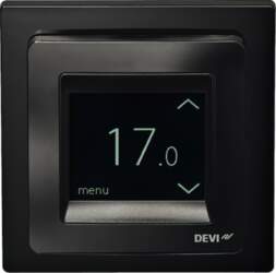 DeviReg Touch termoregulators, melns