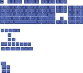 Glorious Glorious GPBT Basics Keycaps, ANSI