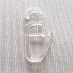 HOOKS FOR RINGS PLASTIC CLEAR D16