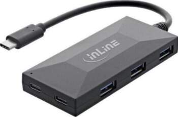 HUB USB InLine 2x USB-C +