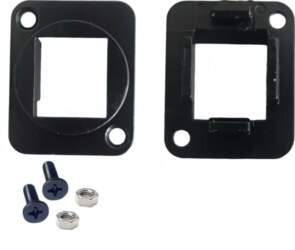 Lanview D-Size Keystone black &