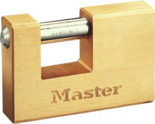 MasterLock Master Lock Padlock Brass Security