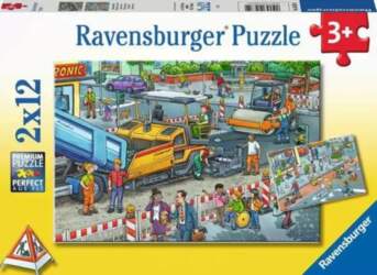 Ravensburger Road Construction Site 2x12p