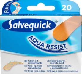 Salvequick  Ielāpi Aqua Resist ūdensizturīgs 1op-20gab