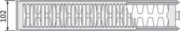 Tērauda paneļu radiators Purmo Compact Tips
